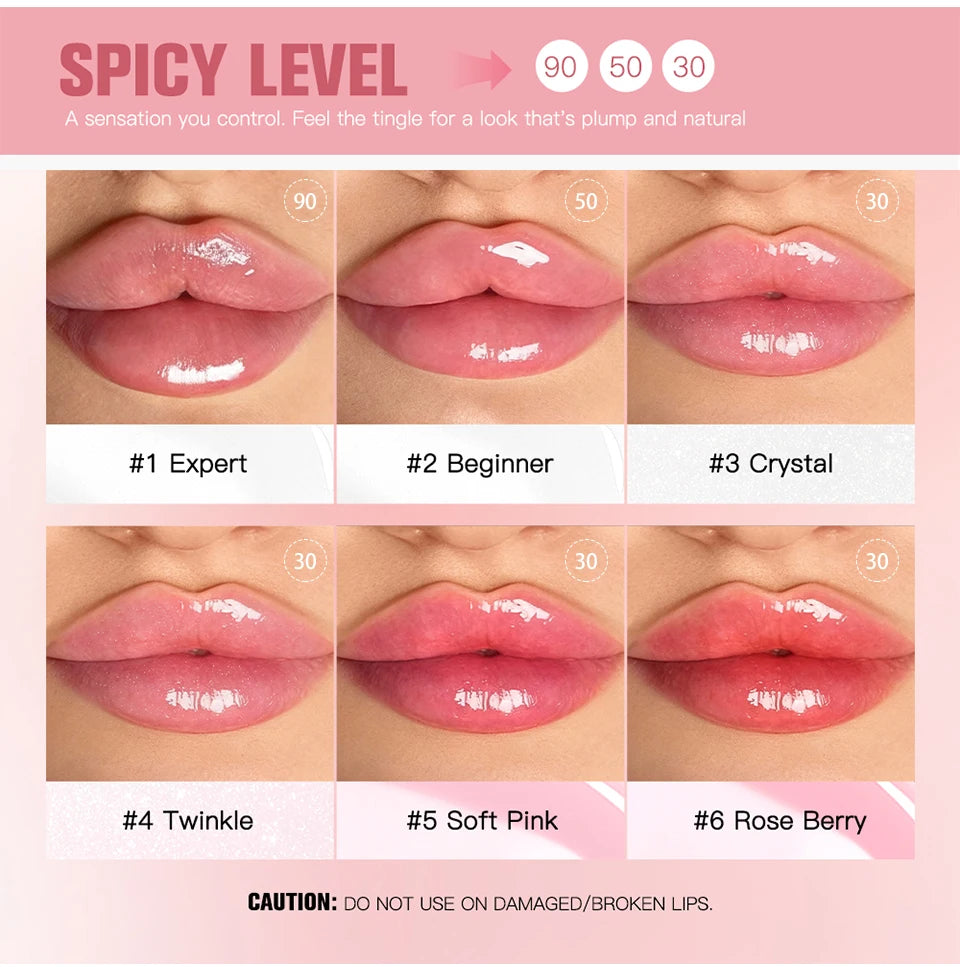 Lip Plumper Reedle Shot Moisturizing Lip Gloss Transparent Plump Lips Care Lip Stuffer Gift Korean Cosmetics