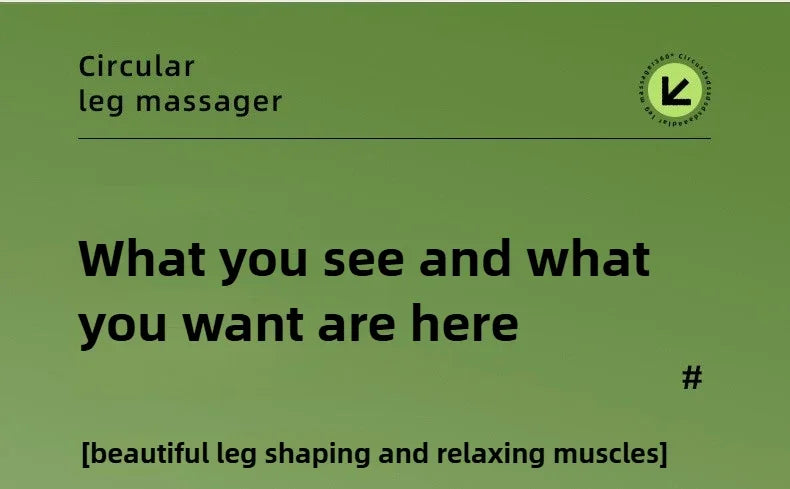 Newest 29/23 Wheel Annular Leg Clamp Massager Body Slimming Roller Massager Anti-cellulite Massage for Body Massager Relax