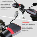 1Pair Motorcycle Handlebar Muffs Protective Motorcycle Scooter Thick Warm Grip Handle Bar Muff Rainproof Winter Warmer Gloves