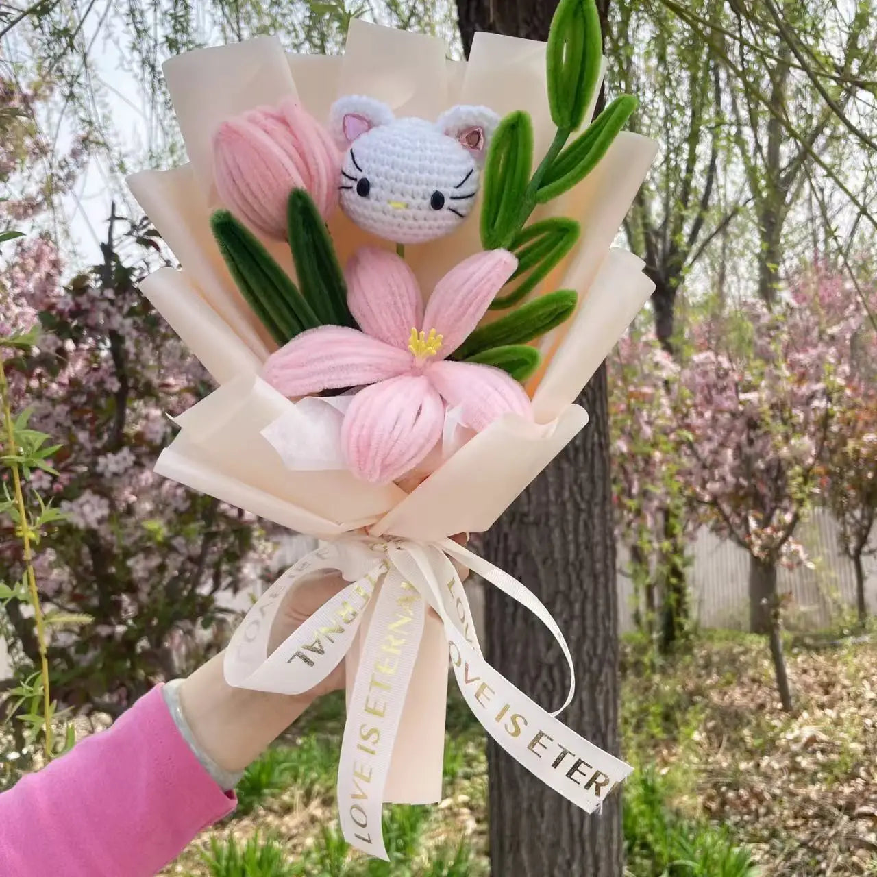 Cartoon My Melody Kuromi Cinnamoroll Kt Cat Plush Doll Toy Bouquet Gift Box Valentine's Day Christmas Graduation Gifts 1-35cm