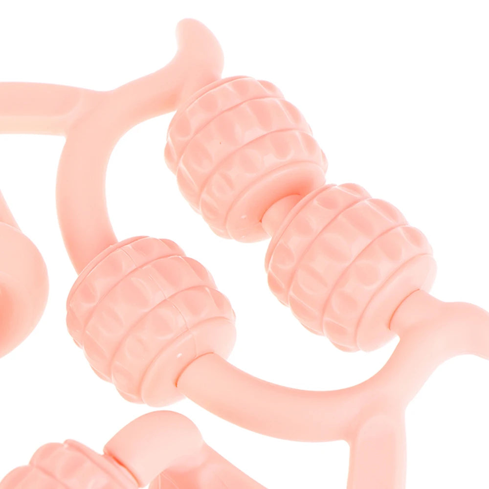 Leg Massager Multi-functional 12 Wheels Full-coverage Massage Roller for Arm Waist Leg Muscle Relaxation Manual Massage Machine