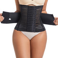 7-Bone Waist Trainer Corset Shapewear Women 6-Row Hook and Eye Closure Double Tummy Control Breathable Body Shaper