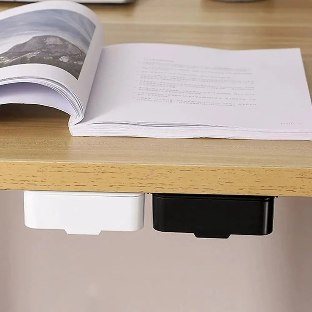 Self Adhesive Plastic Under Desk Drawer for Home Office