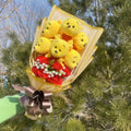 Cartoon Winnie the Pool Eeyore Bouquet Gift Box Stuffed Animals Flower Bouquet Home Decoration Valentine Christmas Gifts