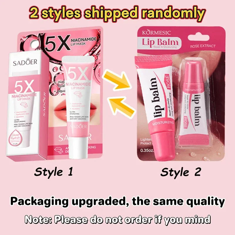 Remove Dark Lip Balm Lightening Melanin Mask Gloss Exfoliating Lip Pink Treatment Reduce Lip Lines Improve Dryness Moisturizing