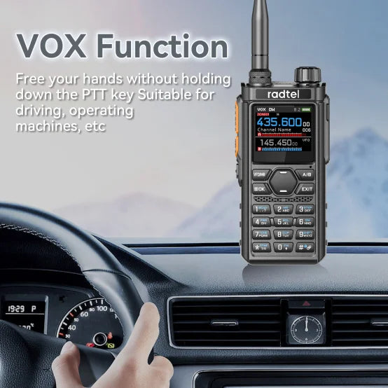 Radtel RT-910B Bluetooth App Programing and Noise Reduction Ham Radio 45-59Mhz TX RX Walkie Talkie Air Band NOAA Police Marine