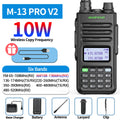 BaoFeng M-13 PRO V1 V2 High Power Multi Band Walkie Talkie Type-C Charger Long Range Upgraded UV-13 PRO V1 V2 Ham Two Way Radio - Dicrodelights