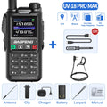Baofeng UV18 PRO MAX GPS Walkie Talkie, 10W, Long Range, Type-C, Six-Band, Wireless Frequency, Ham Radio for Hunting - Dicrodelights