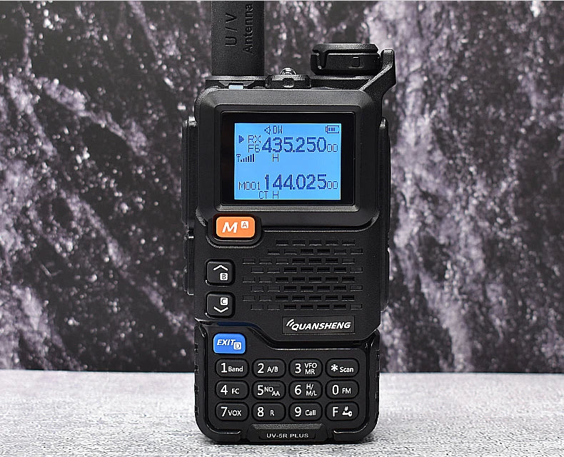 Quansheng UV-5R Plus Dual Band Walkie Talkie – Long Range UHF/VHF Two-Way Radio with NOAA Weather - Dicrodelights