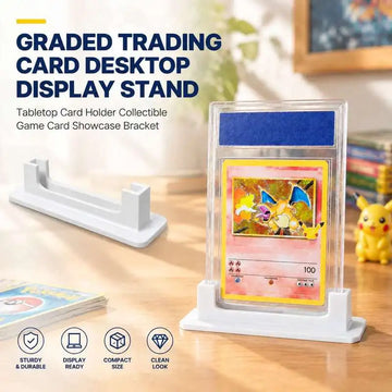 Graded Card Display Stand for Desktop Trading Card Collections