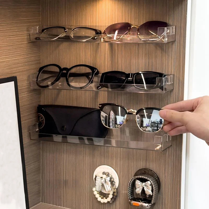 Clear Display Shelf for Wall Mounted Figure Collections
