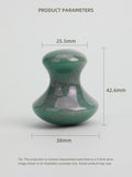 1 Natural Jade Mushroom Shape Gua Sha Board Face Back Body Massager Facial Beauty Care Skin Tool Women Relaxing Face Roller A