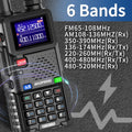 Baofeng UV-5RH 10W Walkie Talkie Long Range Ham Radio Type-C Charging Air Band Two-Way Wireless Transceiver - Dicrodelights