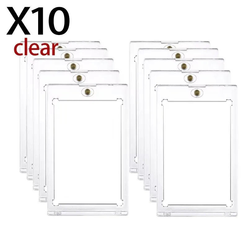 Acrylic Magnetic Trading Card Holder for 35PT Cards 10 Clear