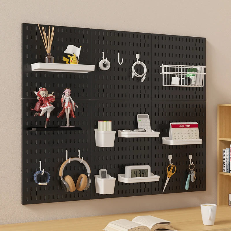 Modular Desk Pegboard Wall Storage for Office Accessories
