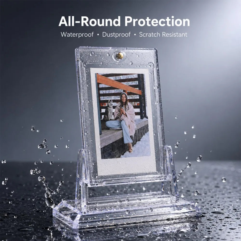 Magnetic Card Holder with Clear Stand for Trading Card Displays