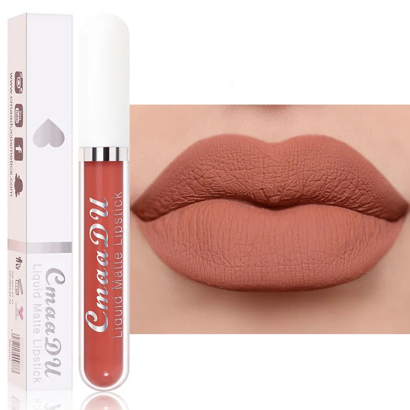 Long-Lasting Velvet Matte Liquid Lipstick for Women