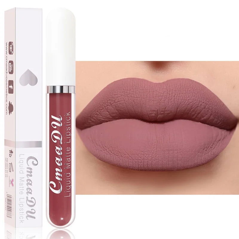 Long-Lasting Velvet Matte Liquid Lipstick for Women