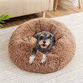 40-90cm 6 Sizes Round Pet Bed for Large Dog Bed Super Soft Cat Bed Plush Dog House for Medium Dog House Winter Warm Sleeping