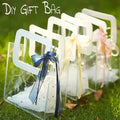 5/15/20pc PVC Gift Bags Packing Bag with Handle Wedding Accessories Festival Souvenir Party Present Candy Jewelry Packaging Home
