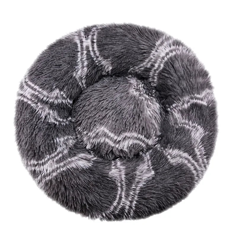 40-90cm 6 Sizes Round Pet Bed for Large Dog Bed Super Soft Cat Bed Plush Dog House for Medium Dog House Winter Warm Sleeping 10