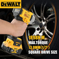DeWALT Brushless Impact Wrench:20V Power,1898N.M Torque,Pressure-Driven Speed,Double Safety&Ergonomic Design for Heavy-Duty Jobs