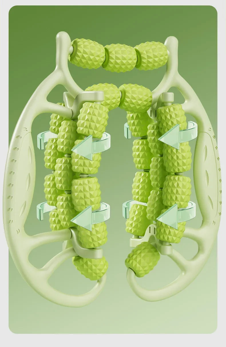 Newest 29/23 Wheel Annular Leg Clamp Massager Body Slimming Roller Massager Anti-cellulite Massage for Body Massager Relax