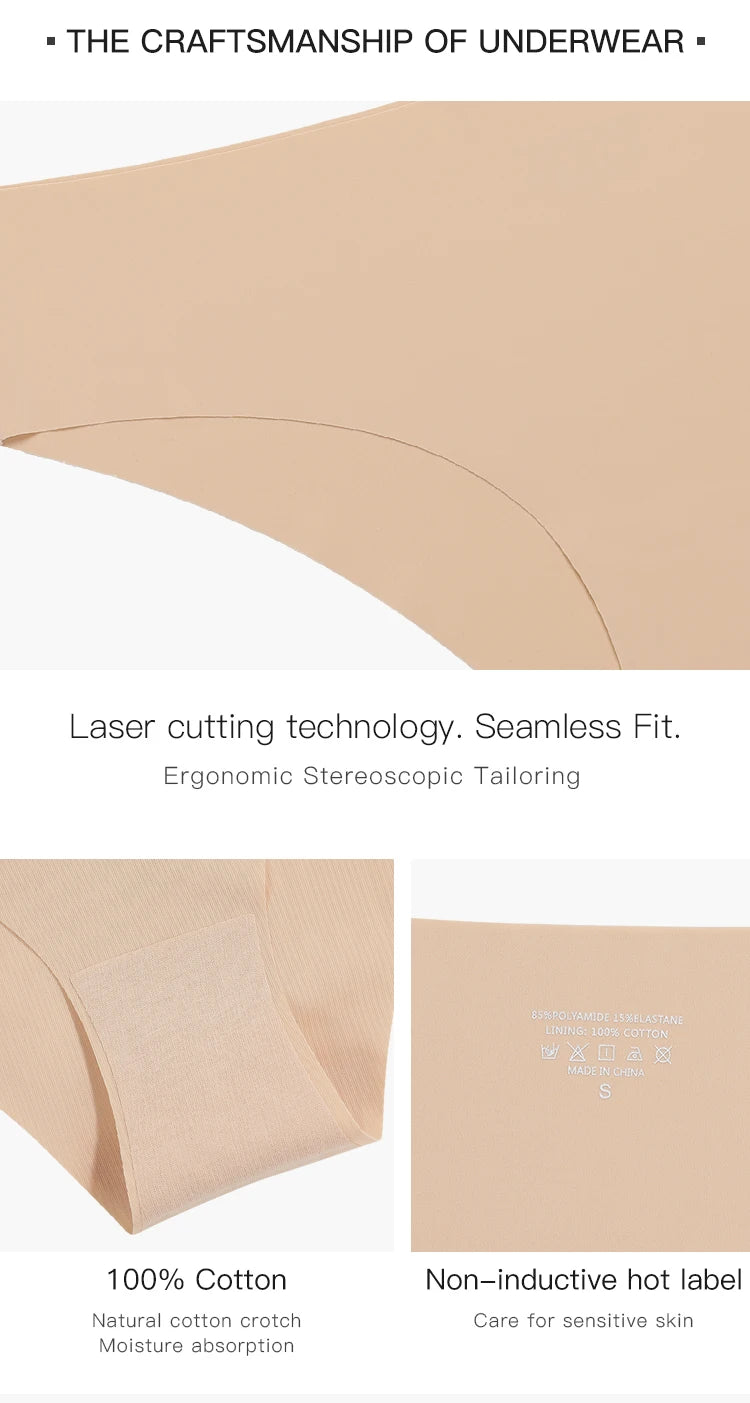 Hot Sale High Quality Seamless Panties Ladies Sexy Underwear Daily Briefs Panty Invisible No Trace Women Panties