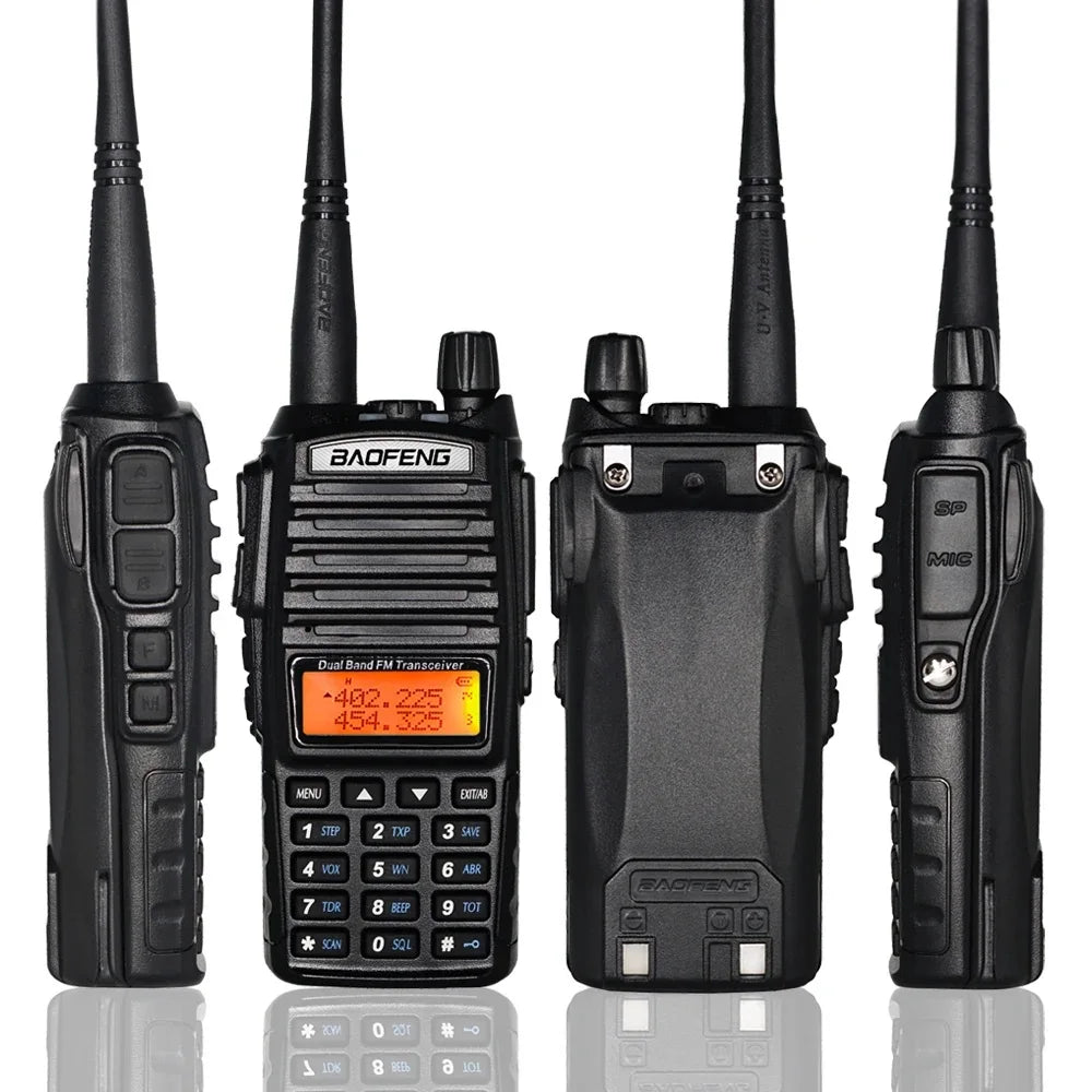 Baofeng UV-82 Walkie Talkie Dual Band 5W/8W FM Radio 10km Range, Outdoor Use - Dicrodelights