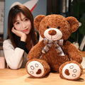 35/50/60CM Cute Classic Teddy Bear Plush Toys Kawaii Bow Tie Bear Plushie Pillow Stuffed Soft Dolls for Kids Girls Lover Gifts