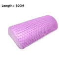 30/33cm Fitness Foam Roller Yoga Massage Roller EPP Pilates Foam Body Muscle Massage Roller Therapy Exercises Gym Home Exercise 30CM Purple
