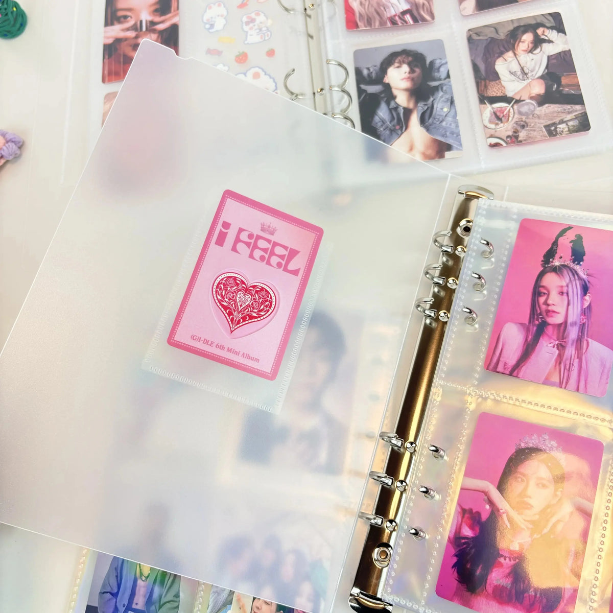 Photocard Binder Covers and Loose Leaf Pages