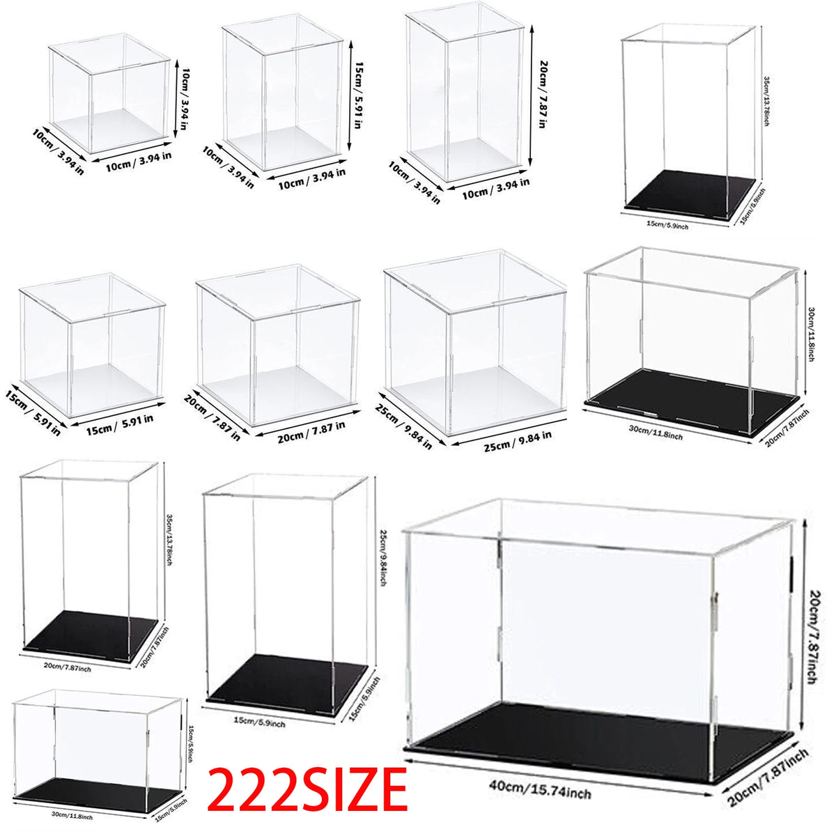 Acrylic Display Case for Models, Figures and Collectibles