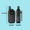 Mini walkie talkie Small and light 400-480MHz 16 channel headset Optional for restaurants, hotels and other service industries