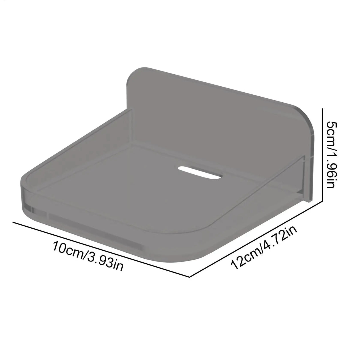 Adhesive Acrylic Camera Wall Shelf for Bedroom Device Storage