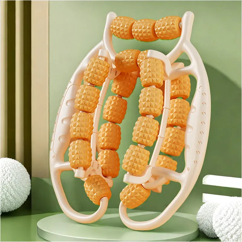 Newest 29/23 Wheel Annular Leg Clamp Massager Body Slimming Roller Massager Anti-cellulite Massage for Body Massager Relax