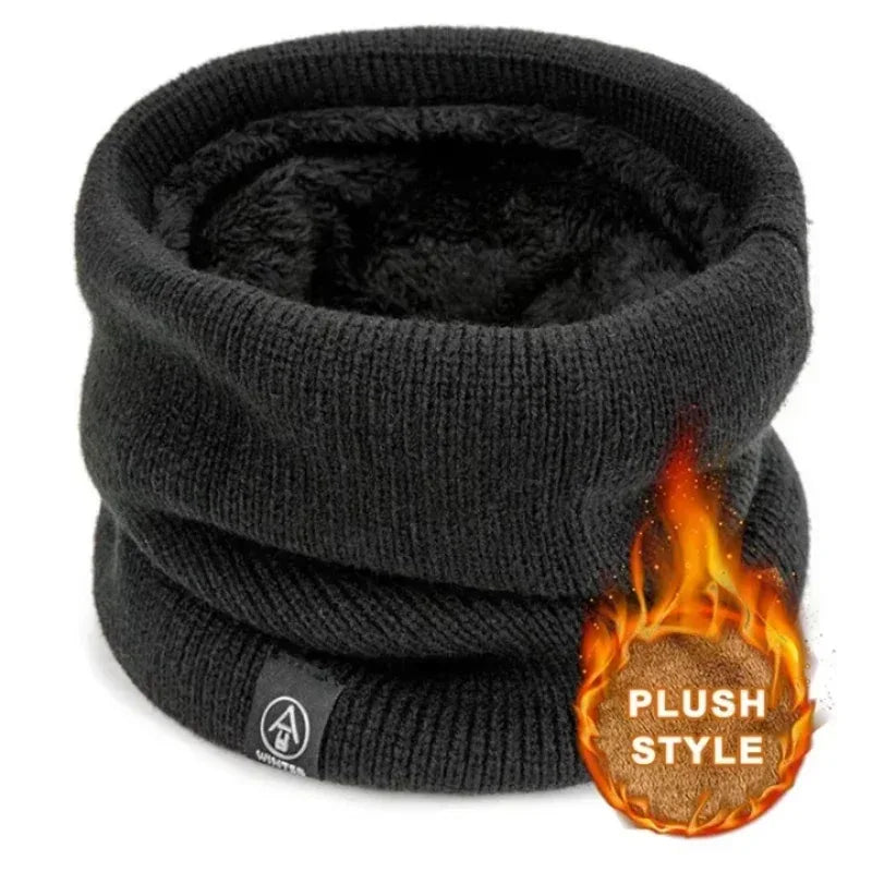 Neck Gaiter Winter Scarf – Warm Knit Windproof Tube Scarf