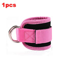 1/2/4Pcs Cable Ankle Straps Double D-Ring Adjustable Ankle Cuffs Gym Workouts Glutes Legs Strength Training Brace Support Sport