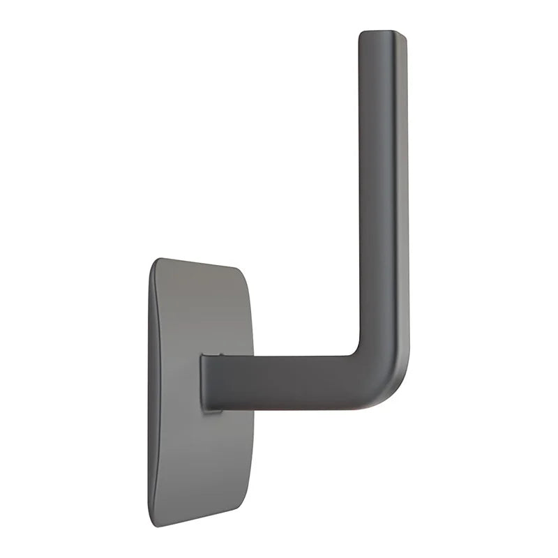 Plastic Adhesive Cap Hook for No Drill Bedroom Hat Storage Black