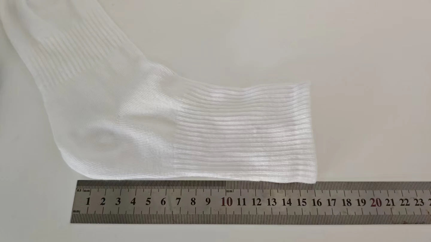 1/6 Pairs Women Mid-Tube Socks Solid Colour Autumn Winter Breathable Comfortable Sport Sweat Absorbent Man And Women's Socks