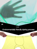 1/2/3 PCS Men's Ice Silk Boxers Transparent 0.01 Ultra-thin Fabric See Through Seamless Underwear antibacterial Boxer Shorts