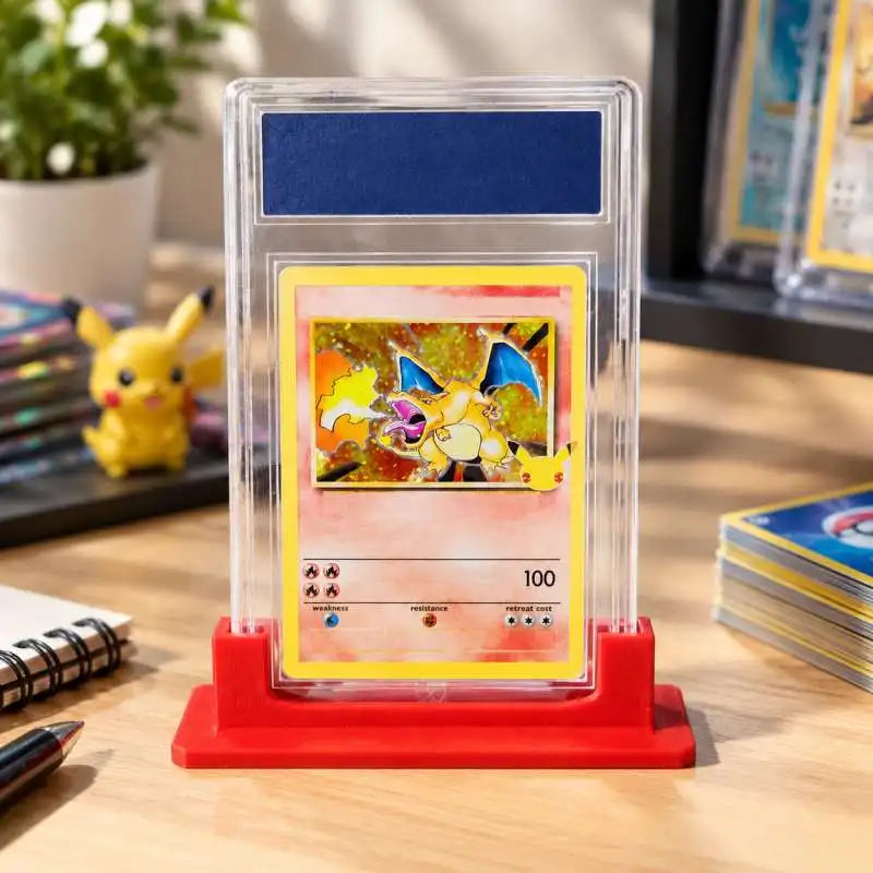Graded Card Display Stand for Desktop Trading Card Collections