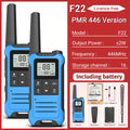 2pcs Baofeng F22 Mini Walkie Talkies - Long Range, Waterproof, Rechargeable, Kids Two-Way Radio with Type-C Charging for Camping & Outdoor Adventures - Dicrodelights