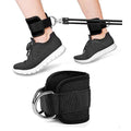 1/2/4Pcs Cable Ankle Straps Double D-Ring Adjustable Ankle Cuffs Gym Workouts Glutes Legs Strength Training Brace Support Sport
