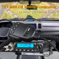 TYT 11 Meters Radio 27MHz CB Mobile Transceiver 40Ch FM AM Modulation 4W Compact Mini European Citizen Band Walkie Talkie