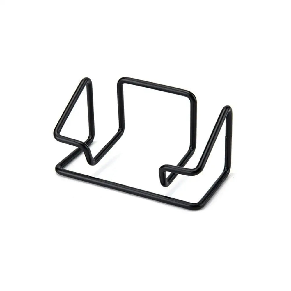 Metal Business Card Holder for Desks and Reception Areas Black 2