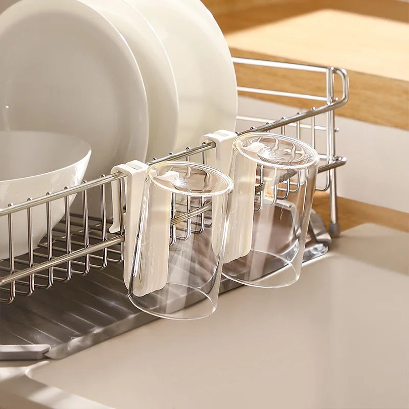 Silverware Basket Drying Rack – Kitchen Utensil Organizer with Drainage for Forks, Spoons, Chopsticks, and Cutlery