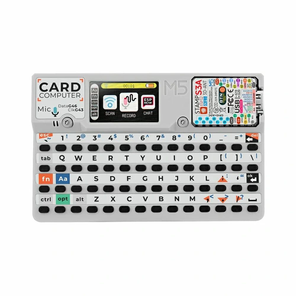 M5Stack Cardputer ADV new Version v1.1 StampS3A Development Board Portable Computer 1.14 Inch 56Key Keyboard Card Microcontrolle