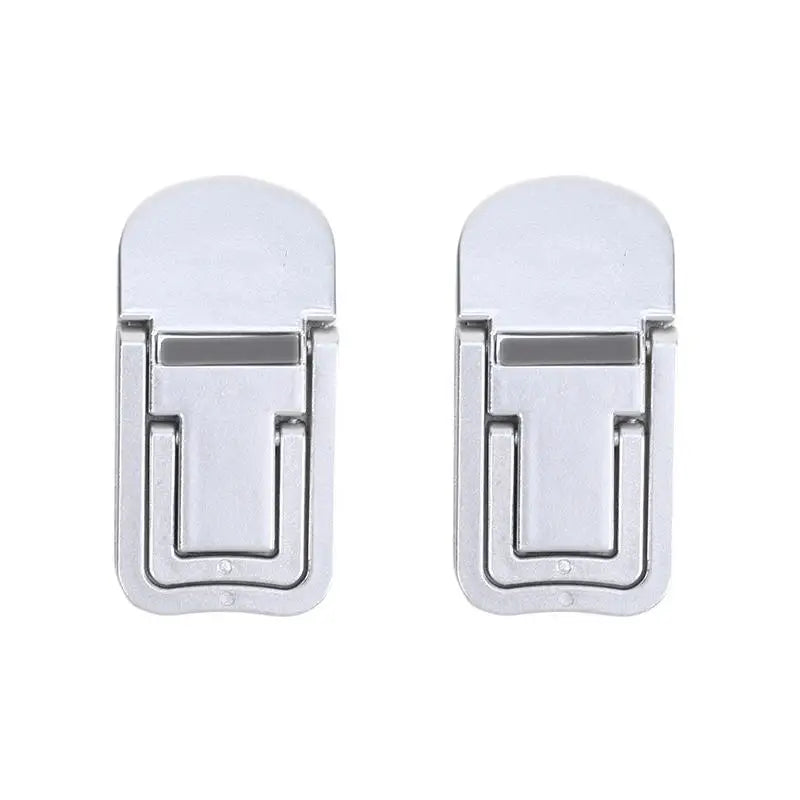 Self Adhesive Folding Laptop Feet for Adjustable Desk Use Silver