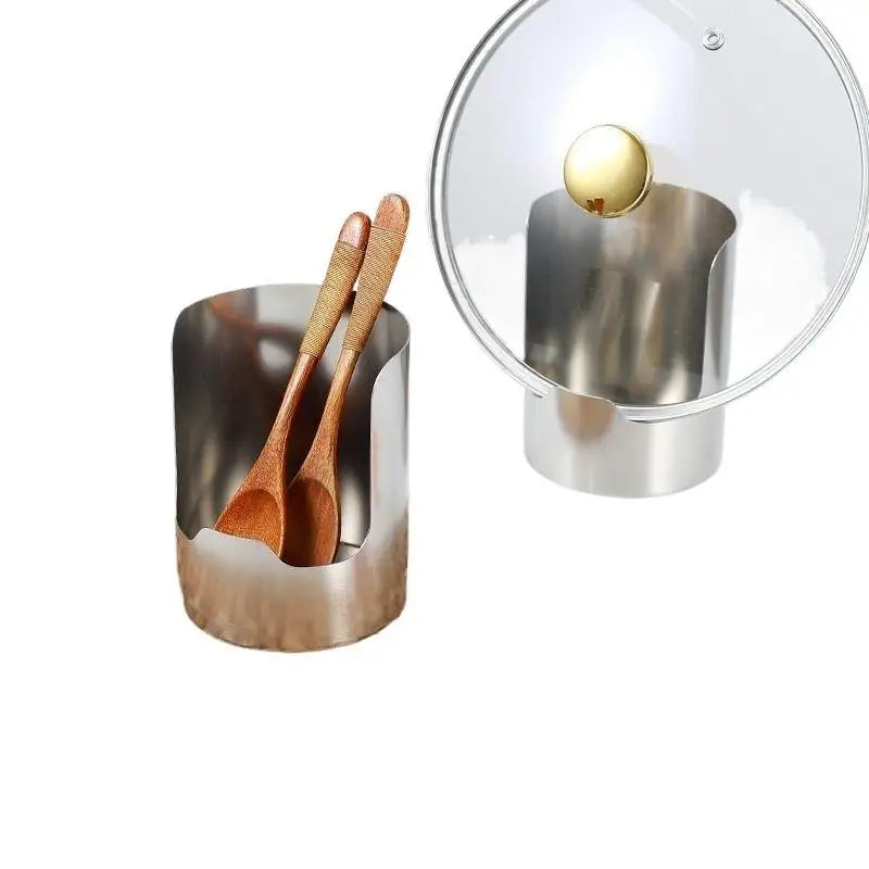 Stainless Steel Utensil Rest for Spoons, Ladles and Lids
